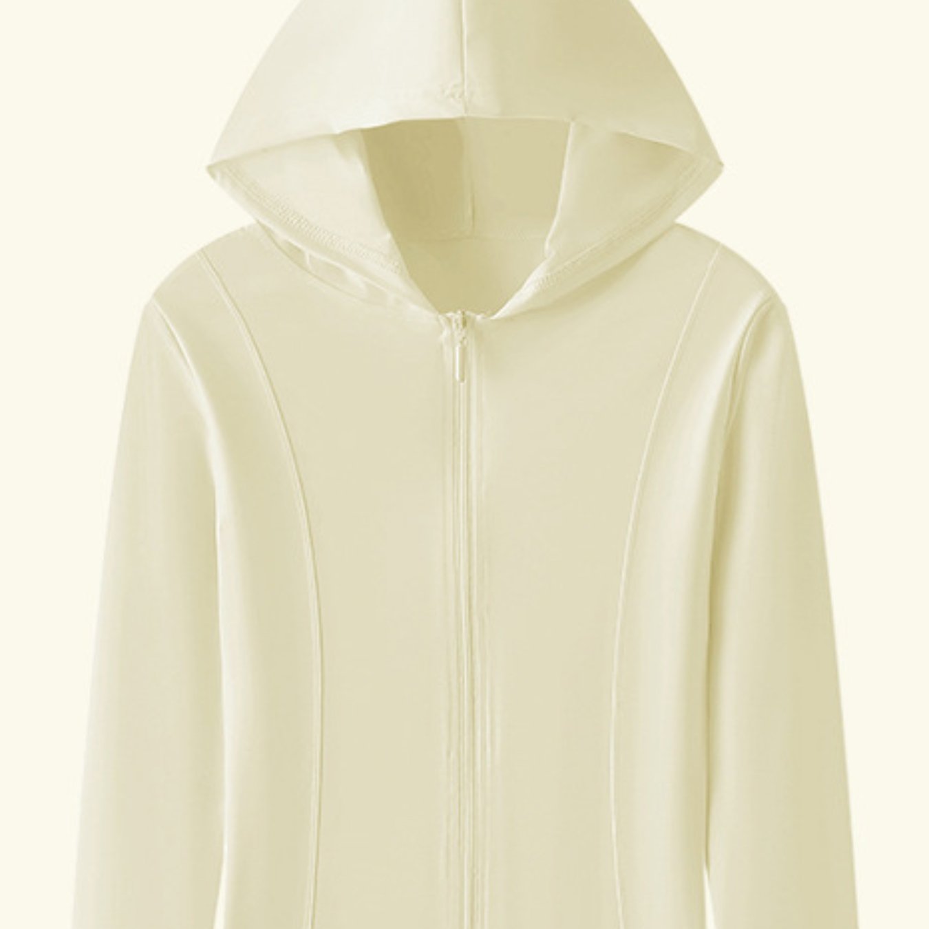 Women'S Lightweight Sun-Protective Ice-Like Breathable Clothing - -Proof Thin Sunscreen Jacket with Zipper Front, Round Neck & Side Pockets for Outdoor, Summer Casual Wear, Clothing, Minimalist Design, Skinfriendly Material