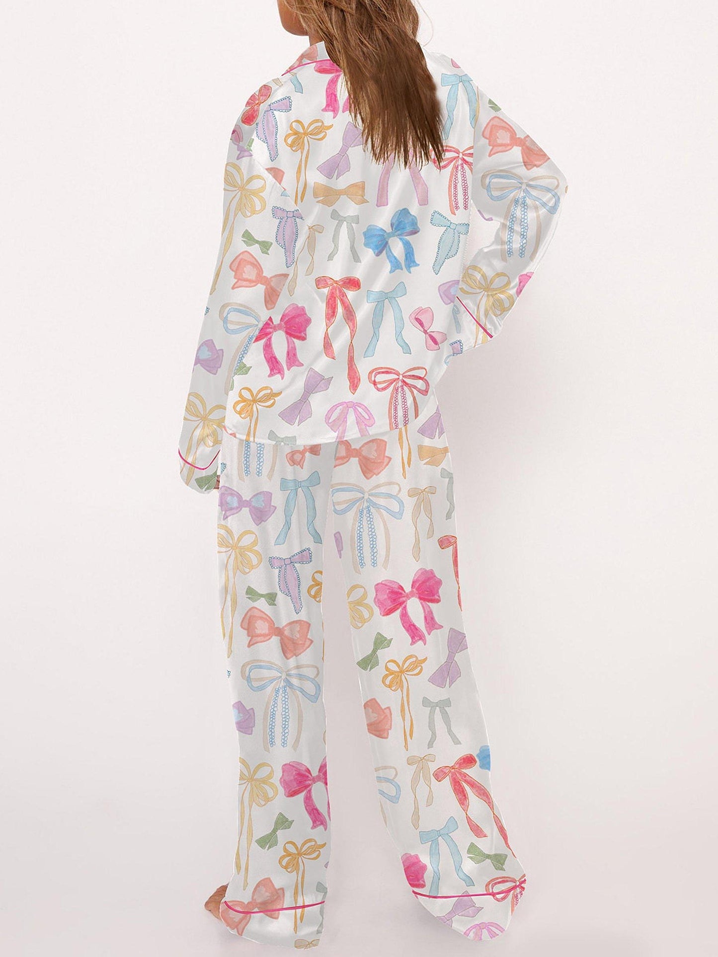 Fashions Watercolor Bows Pajama Set