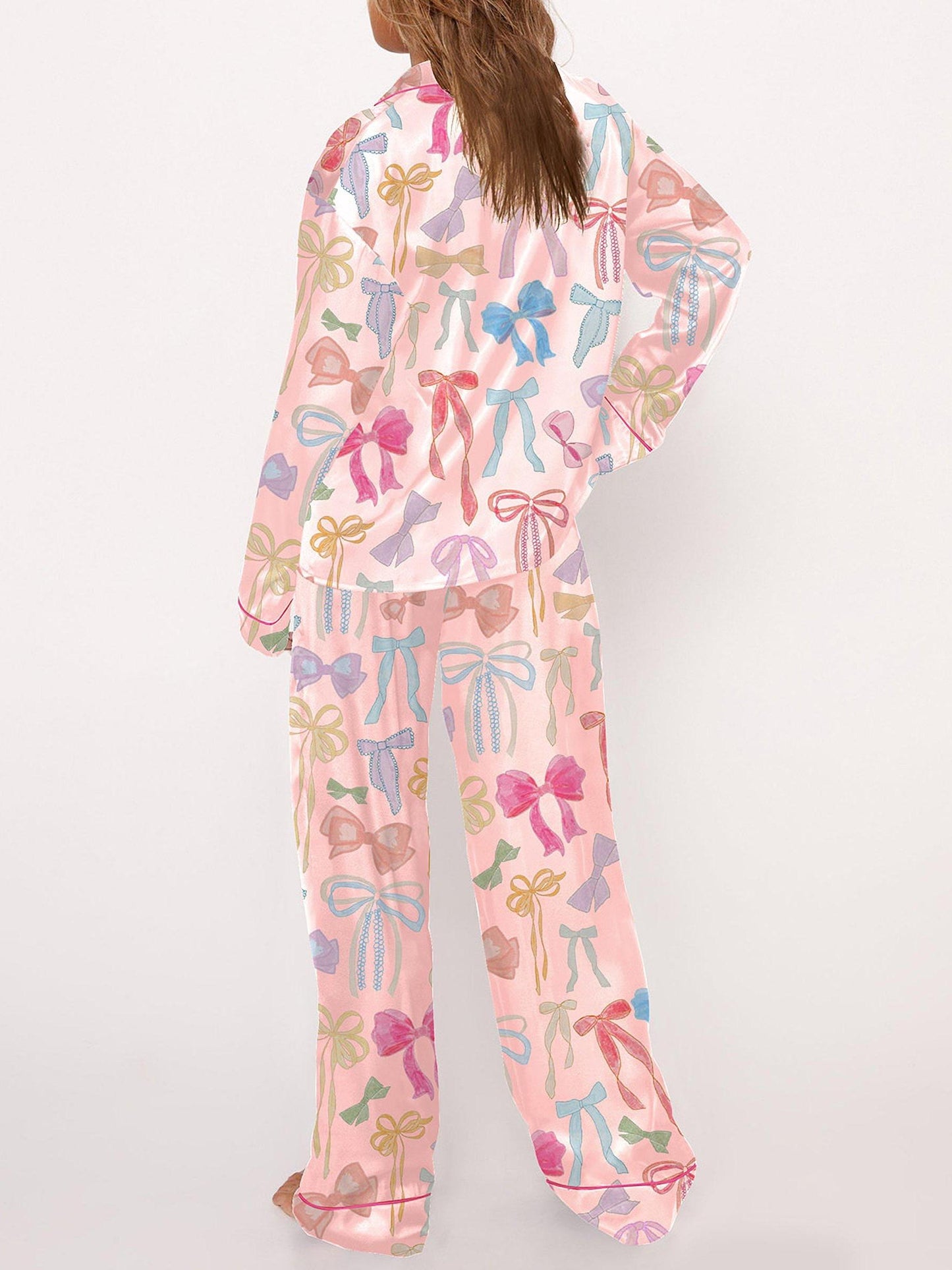 Fashions Watercolor Bows Pajama Set