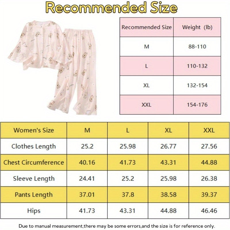 Women's Tearable Post-Operative Recovery Sleepwear - Adaptive Full-Open Pants with Elastic Waist & Cuffs, Pastel Heart Print for Paralyzed Bedridden Patients, Fracture Care & Home Use
