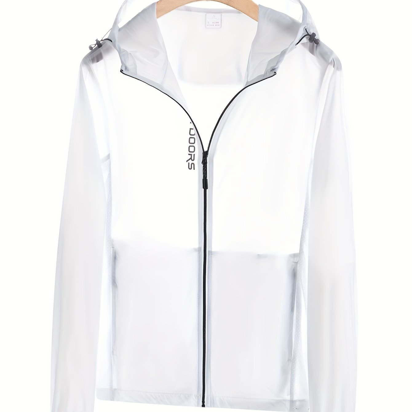 Sun Protective Lightweight Jacket For Women - Breathable Hooded Windbreaker With Adjustable Drawstring & | Quick-Dry Travel Essential For Hiking, Beach, Gym & Activities