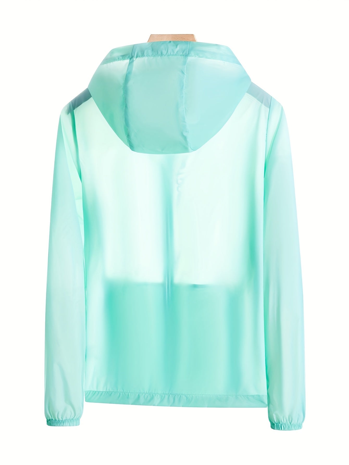 Sun Protective Lightweight Jacket For Women - Breathable Hooded Windbreaker With Adjustable Drawstring & | Quick-Dry Travel Essential For Hiking, Beach, Gym & Activities