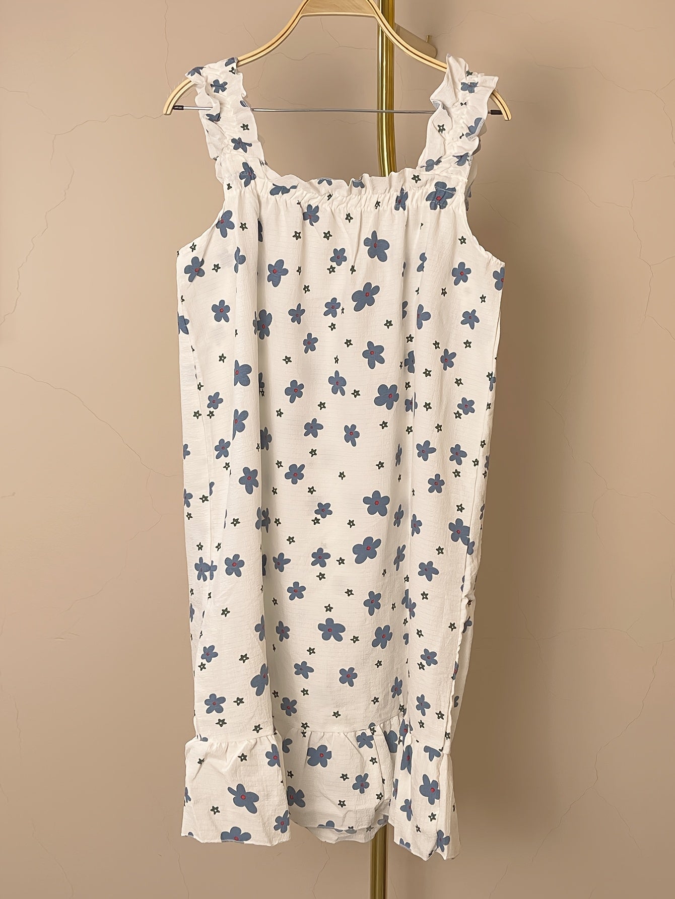 Lucky SelectionSummer Thin Sleeveless Nightgown for Women, Popular Homewear